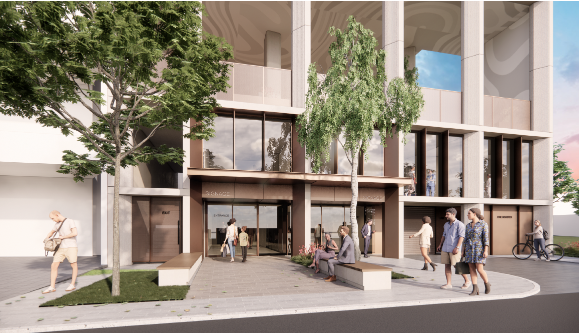 Render of Ogilvie Road, Mount Pleasant development buliding.